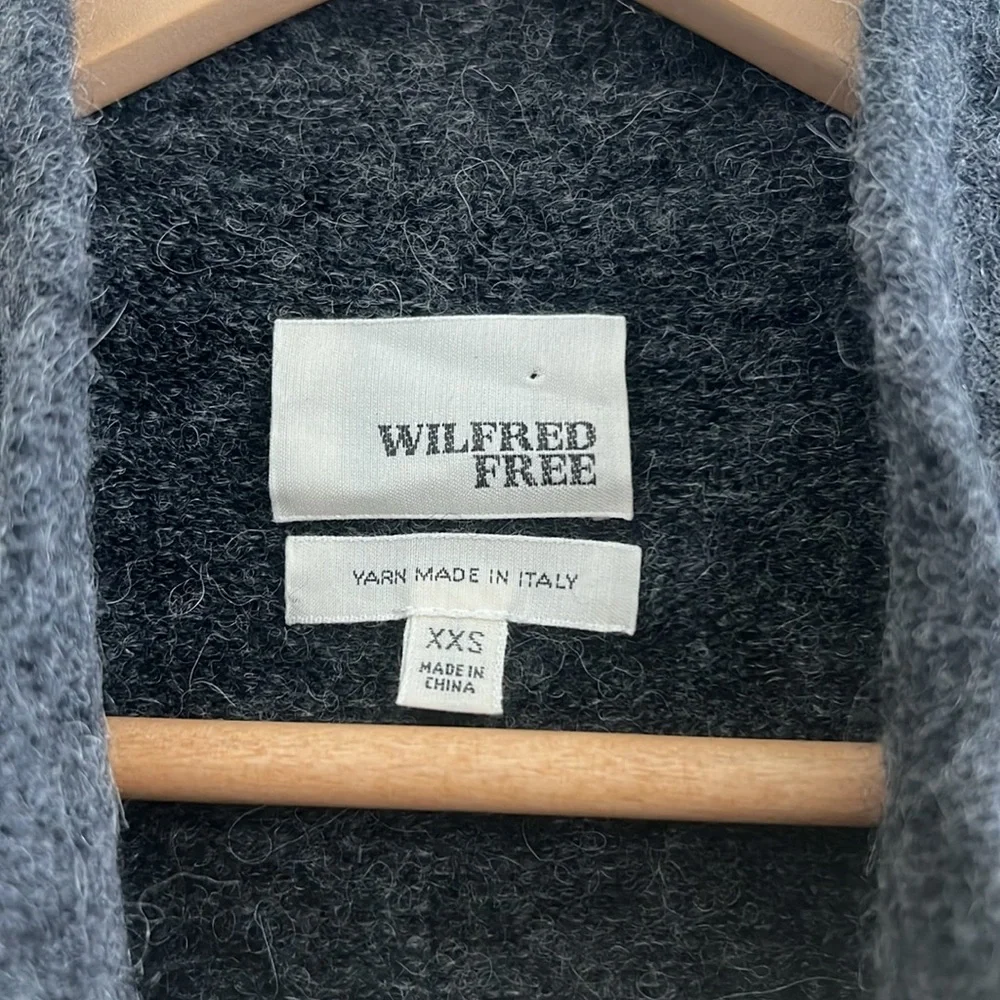 NWT Wilfred Free Fei Fei Sweater - Heather Charcoal / Gray (XXS)